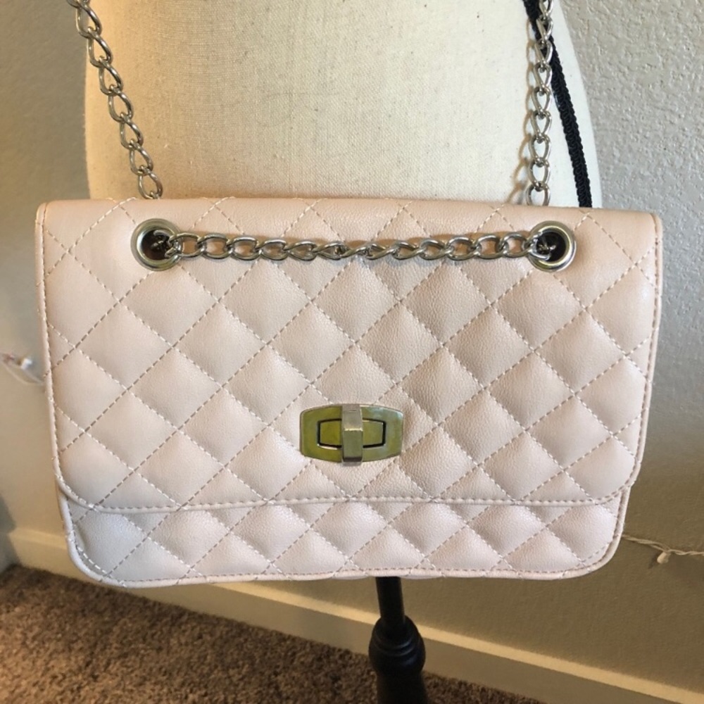 Women's Crossbody Bag Express Chain Pink Purse Summer